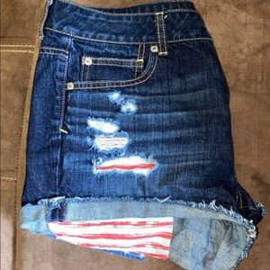 American Eagle Flag Shorts